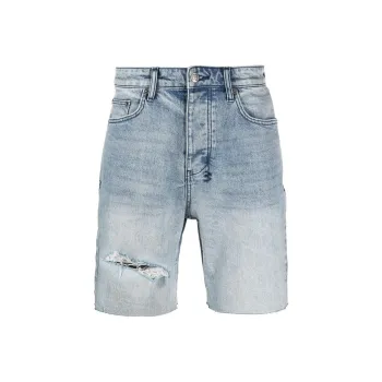 Ksubi Denim Shorts Men Light Blue