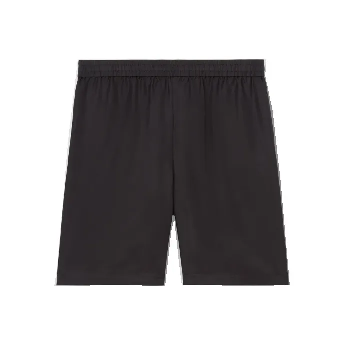 Supreme X Burberry Icon Stripe Silk Twill Shorts Burberry Exclusive 'Black'-0