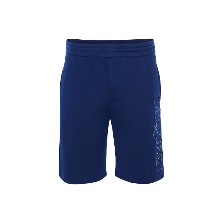 Alexander McQueen Logo Embroidered Shorts-0