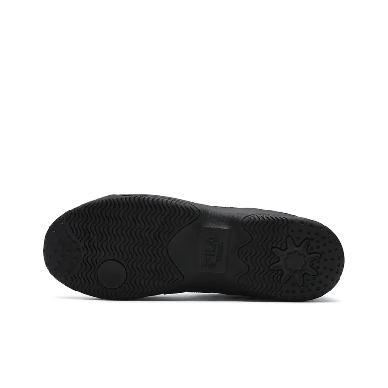 FILA ADE Anti Slip Wear Resistant Low Top Casual Shoes Men's Black Gray-4