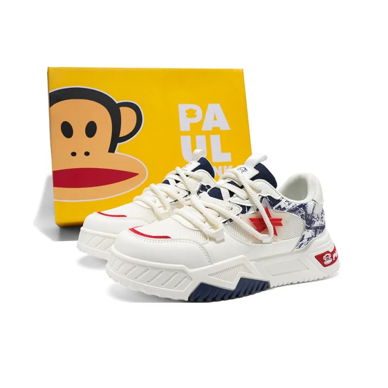 PAUL FRANK Lightweight Breathable Height Increasing Low Top Skateboard Shoes Men's-1