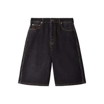 OFF WHITE Arrows Tab Denim Shorts