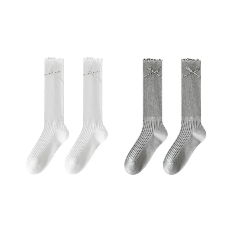 Top Melon Knee High Socks Women's Combo Set-17