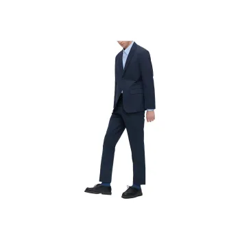 UNIQLO Suit Trouser Men's Navy Blue