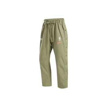 Nike TEAM 31 NBA Casual Pants Men's Olive Green/Orange Red