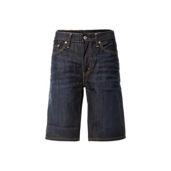 Levis Denim Shorts Men Dark Denim