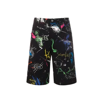 MOSCHINO Casual Shorts Men Black