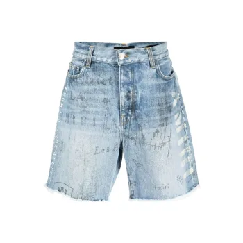 AMIRI Denim Shorts Men Indigo