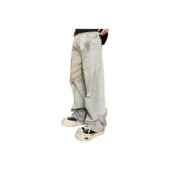 COMXZ Jeans Unisex Nostalgic Yellow Mud