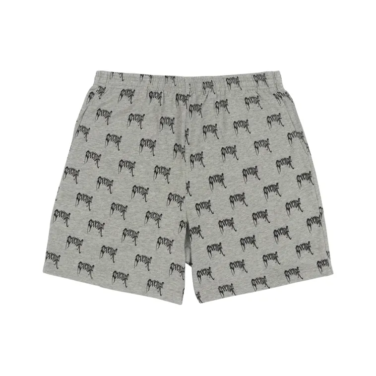 Revenge Loose Fit Shorts Unisex Gray-0