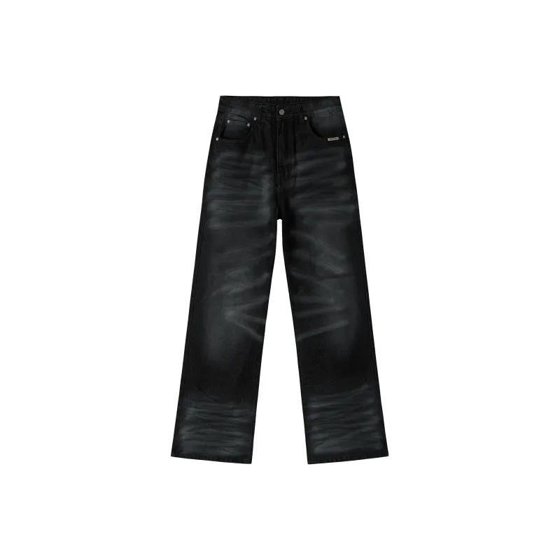 XINYINSU 24FW Jeans Unisex Black-0