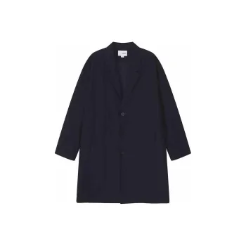 YOSHIYOYI Trench Coat Unisex Black