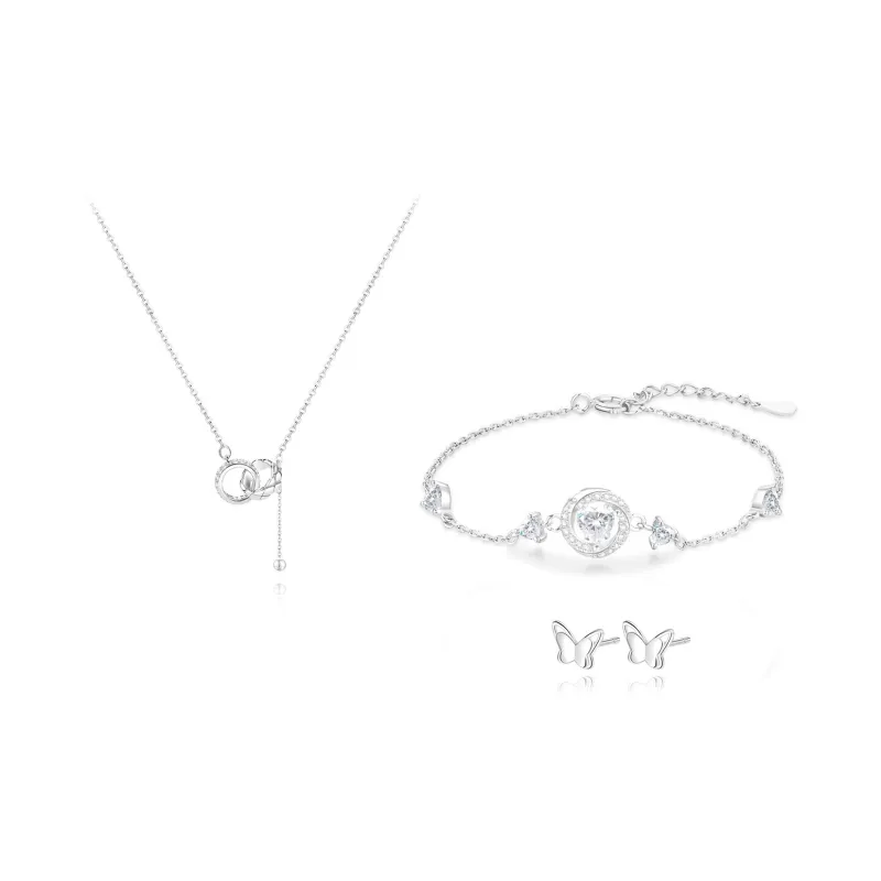 FANFRI Zircon Necklaces Women's Sweet Love Confession, Anniversary, Love Confession Box-13