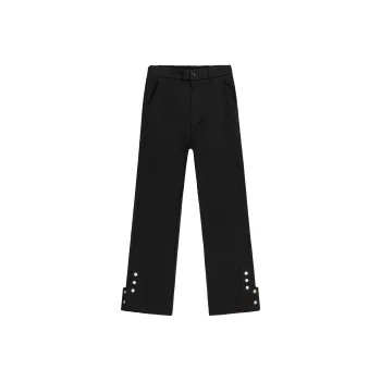 XINYINSU Casual Pants Unisex Black