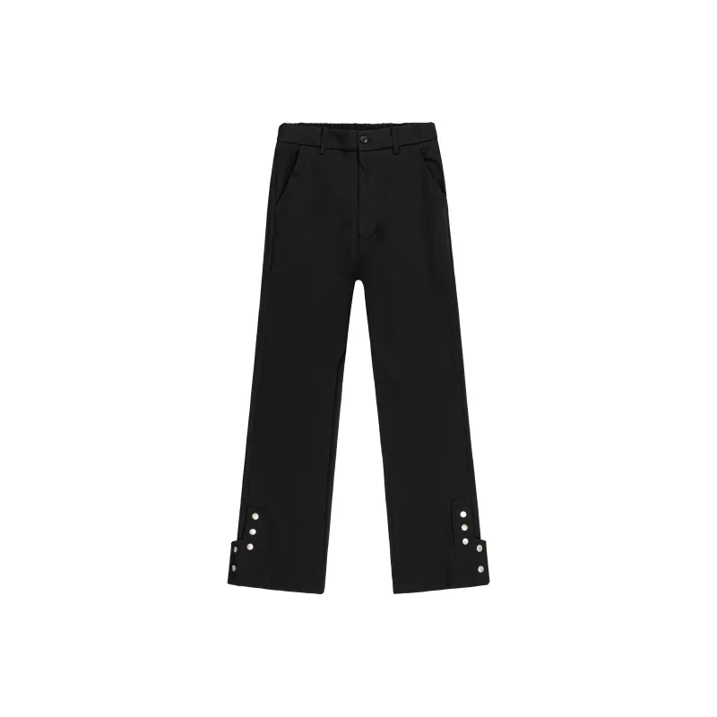 XINYINSU Casual Pants Unisex Black-0