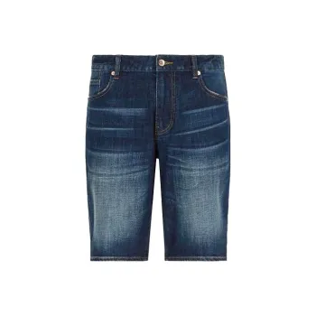 ARMANI EXCHANGE Denim Shorts Men Blue