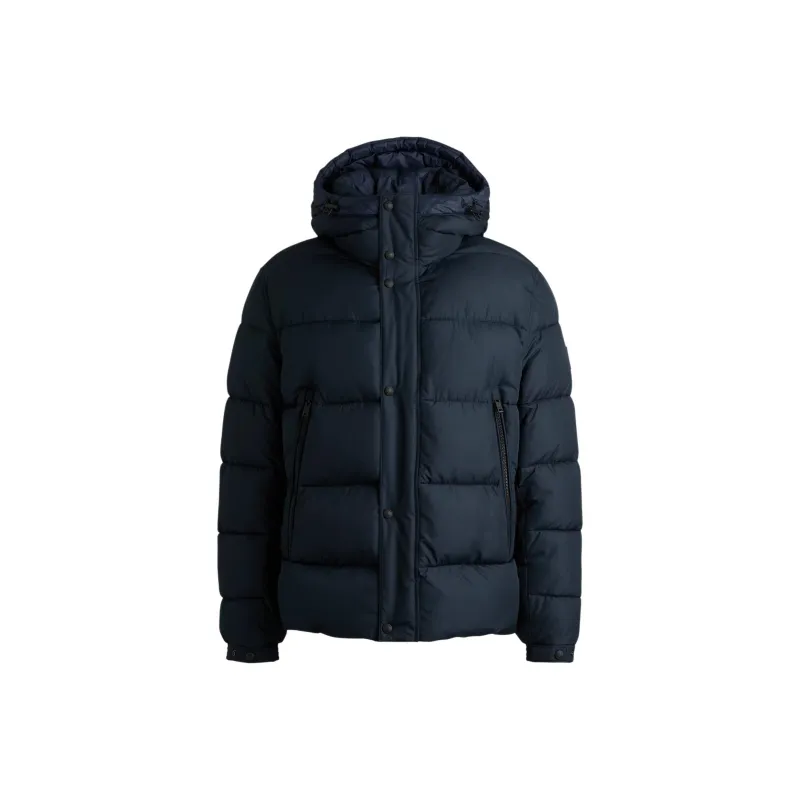 HUGO BOSS FW24 Puffer Jacket Men's Navy Blue-0