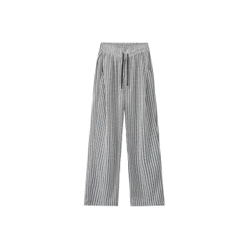 SCHEPPERHEYN Casual Pants Unisex White Stripes Extended Length