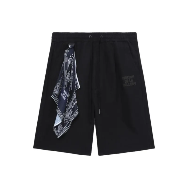 MUSIUM DIV Scarf detail Track Shorts-4