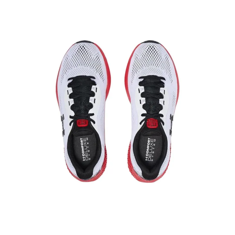 Under Armour Charged Rogue 4 Anti Slip Wear Resistant Low Top Running Shoes Men's White-3
