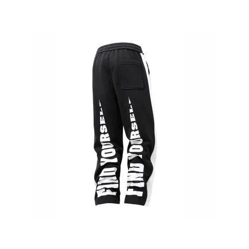 Find Yourself Casual Pants Unisex Black