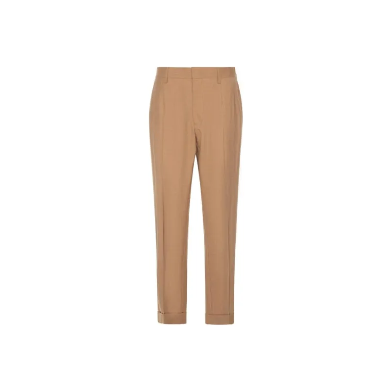 RARE Suit Trousers Men Brown-0