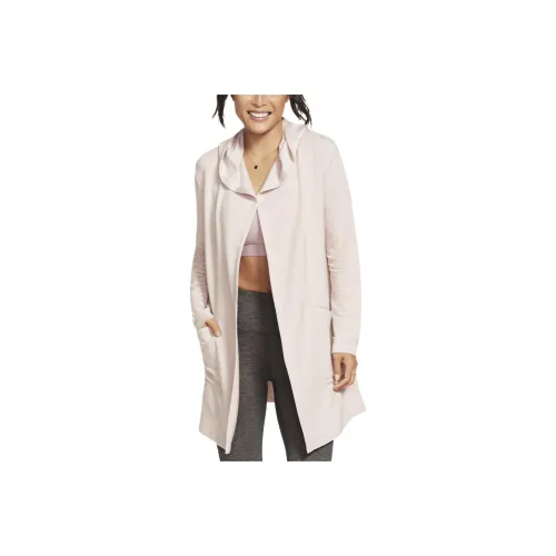 Skechers RestfulHoodigan Trench Coat Women's Light Pink