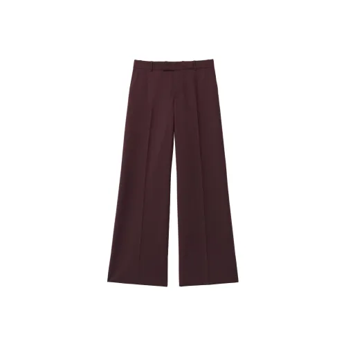 McQ Alexander McQueen FW24 Casual Pants Men's Bordeaux Wine Color