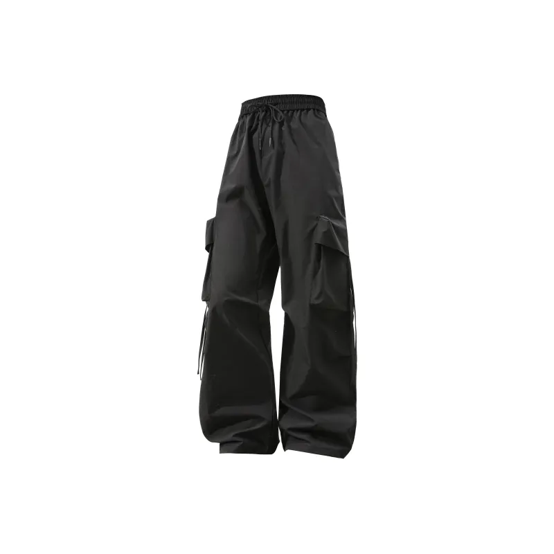 FASTFISH Cargo Pants Unisex Black-0