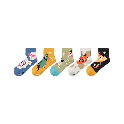 Happylemon Ankle Socks Women's 5 Pack