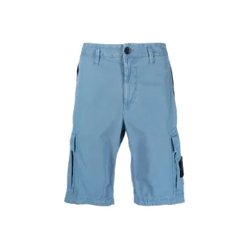 STONE ISLAND Casual Shorts Men Sky Blue