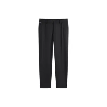 PEACEBIRD MEN Casual Pants Unisex Black