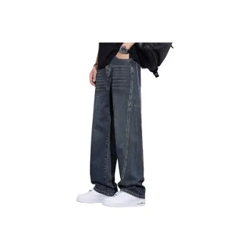 Tonlion Jeans Unisex Vintage Blue
