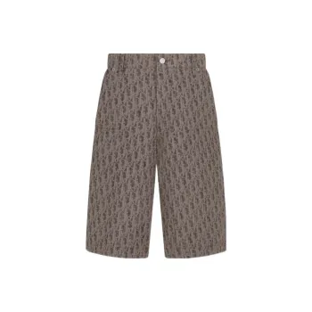 DIOR Dior Quarterly New Products SS22 Denim Shorts Men's Brown