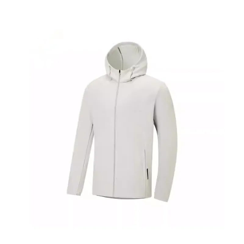 XTEP Trench Coat Men's Light Moss Gray-0