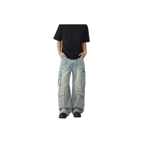 RENBEN Jeans Unisex Light Blue