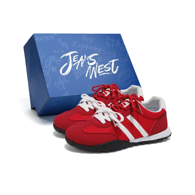 JEANSWEST Shock Absorbers Slip Resistant Breathable Low Top Casual Shoes Men's-3