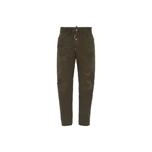 DSQUARED 2 Distressed Elastic Waist Trousers