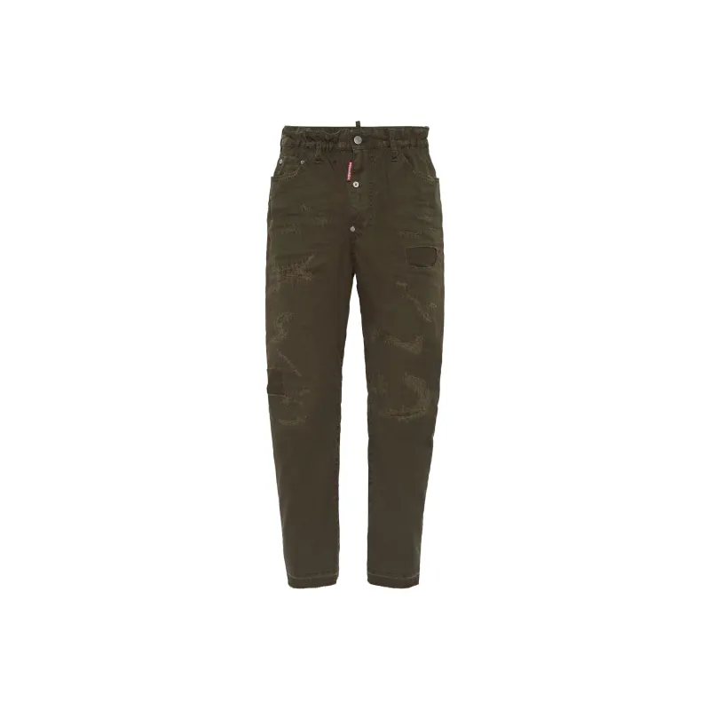 DSQUARED 2 Distressed Elastic Waist Trousers-0