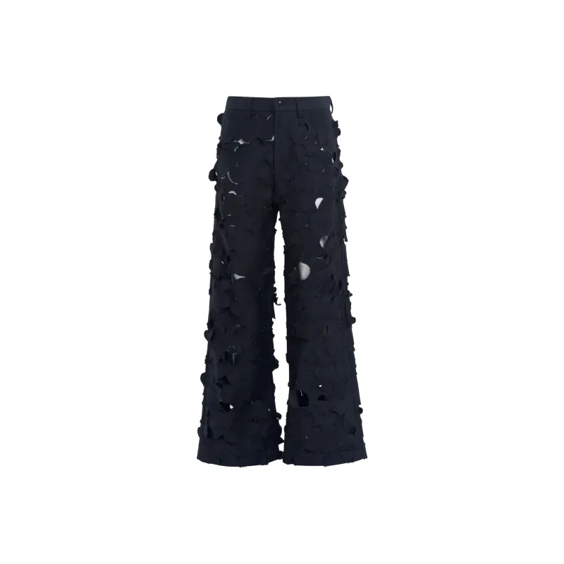 MARNI Circle Laser Cut Trousers-0