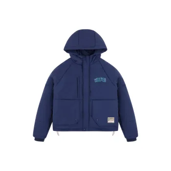 Mitchell & Ness Puffer Jacket Unisex Navy Blue