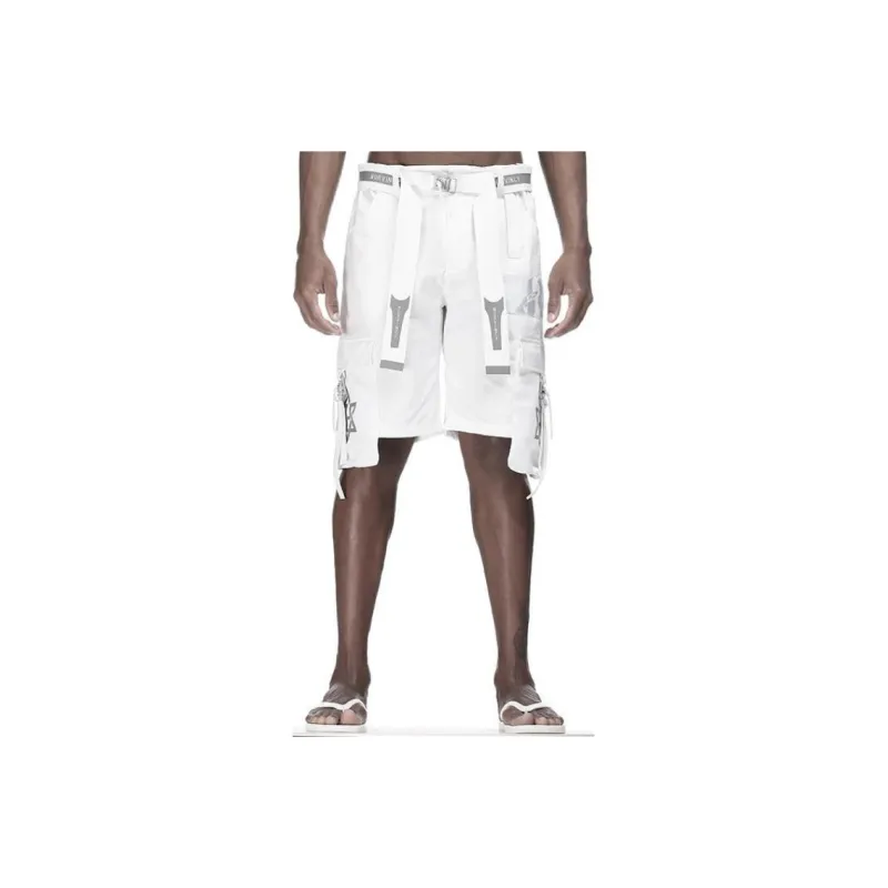 NORVINCY Urban Techwear Straight Fit Loose Fit Casual Shorts Men's-5