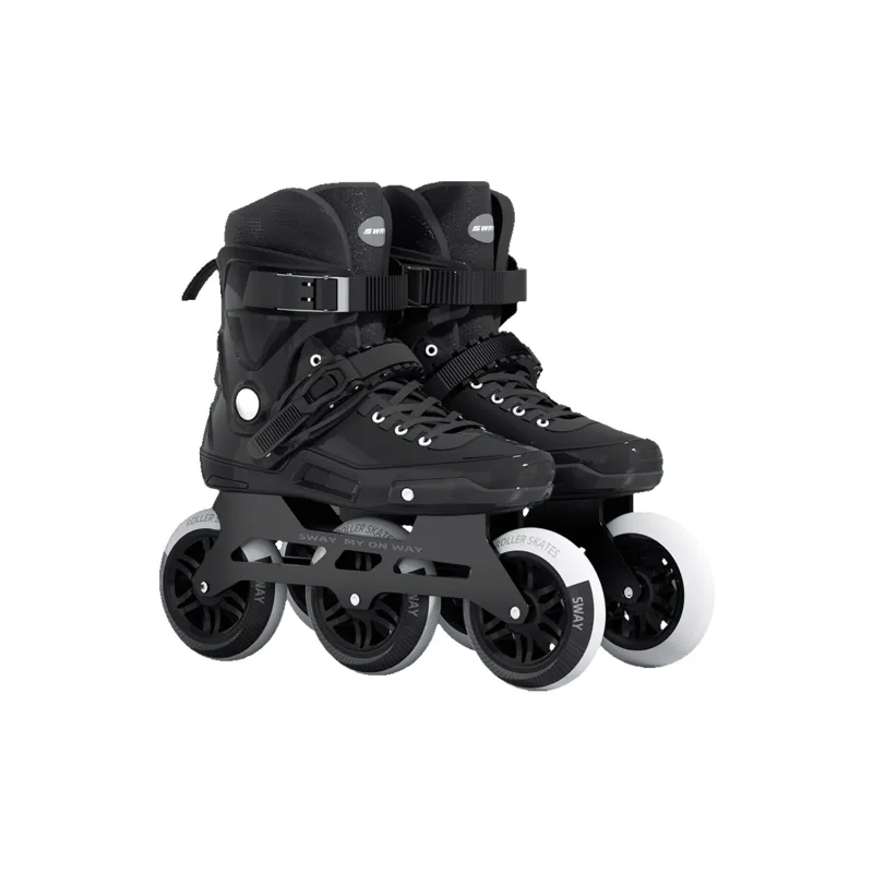 Sway Inline Skates Unisex Black White Two Tone-62