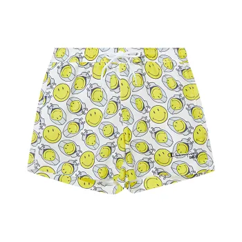 Smiley X Champion Smiley Casual Shorts Unisex White