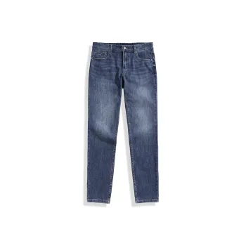 PEACEBIRD MEN Jeans Men Denim Dark Blue 1