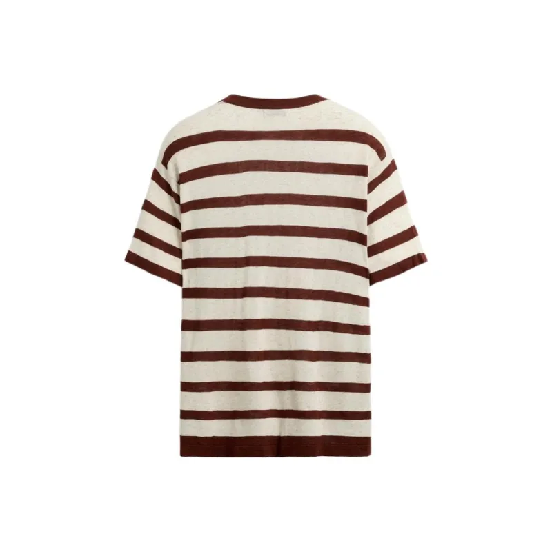 ZARA T Shirt Men's Dark Red Color-1
