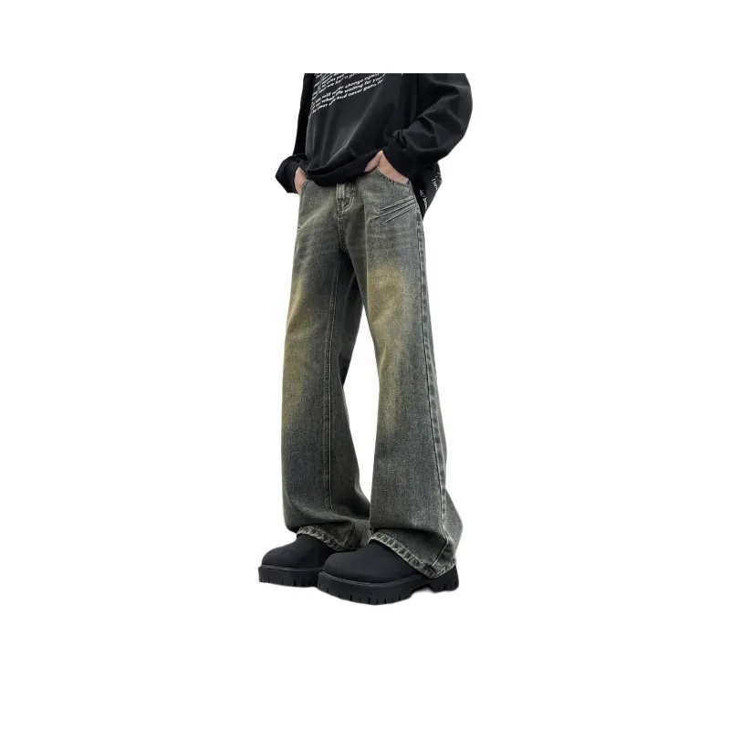 WARNING LIGHT Jeans Unisex Nostalgic Blue-7