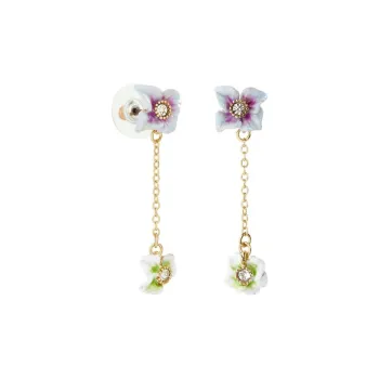 LES NEREIDES Gold Plated Earrings Women's White