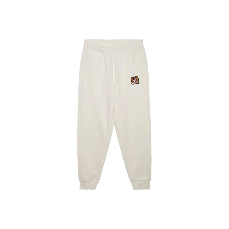 New Era Casual Pants Unisex Ivory White-0