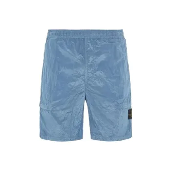 STONE ISLAND SS22 Casual Shorts Men's Light Blue